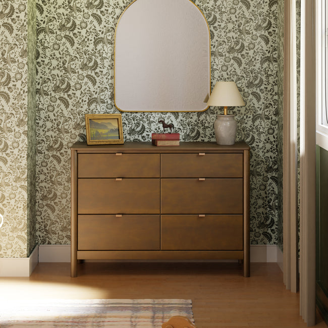 Babyletto Bondi 6-Drawer Assembled Dresser Natural Walnut Babyletto Bondi 6-Drawer Assembled Dresser Natural Walnut