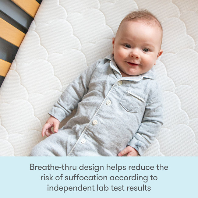999-1001-WHT-ST, Newton Waterproof Crib Mattress | Final Sale