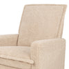 M20977CSG,Babyletto,Cali Flange Gliding Swivel Recliner in Chai Shearling