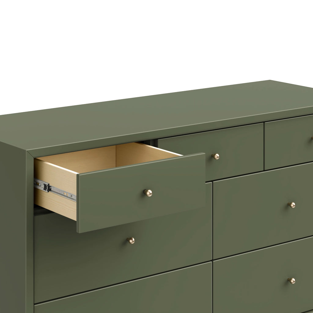 M15916OL,Babyletto,Palma 7-Drawer Double Dresser  Assembled in Olive
