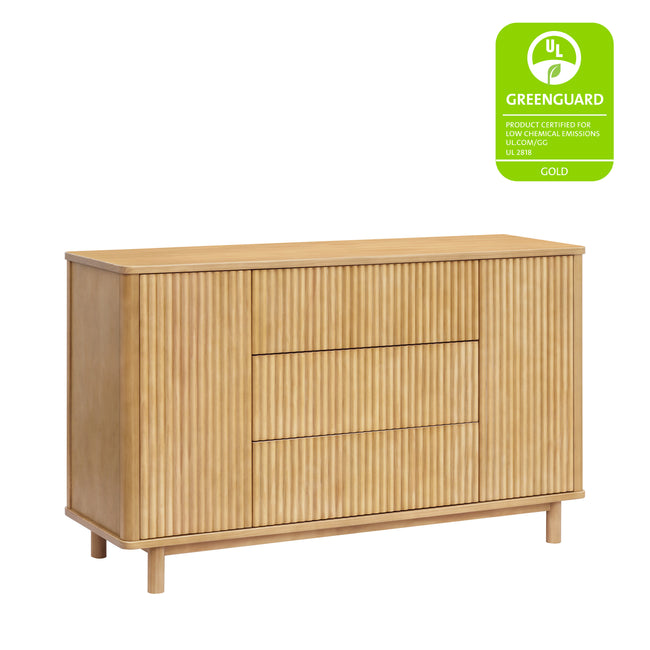 M29816HY,Babyletto,Pogo Tambour Assembled Dresser in Honey