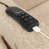 M11283CSG,Babyletto,Kiwi Deluxe Power Glider Recliner w/Heat&Massage in Chai Shearling