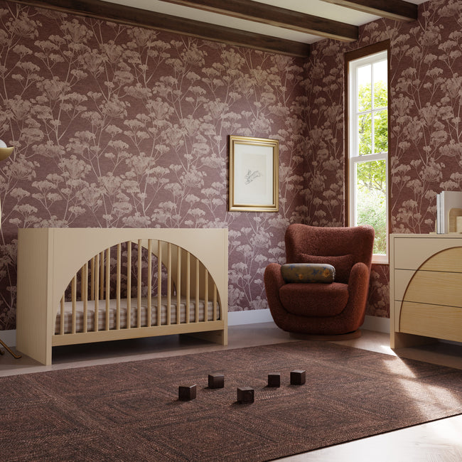M30201TPESH,Babyletto,Moab 3-in-1 Convertible Crib in Taupe/Ash
