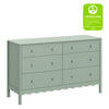 M27916LS,Babyletto,Swell 6-Drawer Assembled Dresser in Light Sage