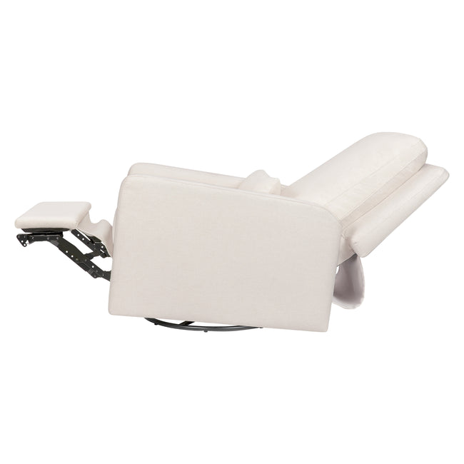 M23085PCMEW,Babyletto,Sigi Glider Recliner w/ Electronic Control and USB in Performance Cream Eco-Weave