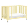 M30880PY,Babyletto,Rolli 9-in-1 Convertible All-Stages® Crib w/ Bassinet & Toddler Bed Kits in Pale Yellow