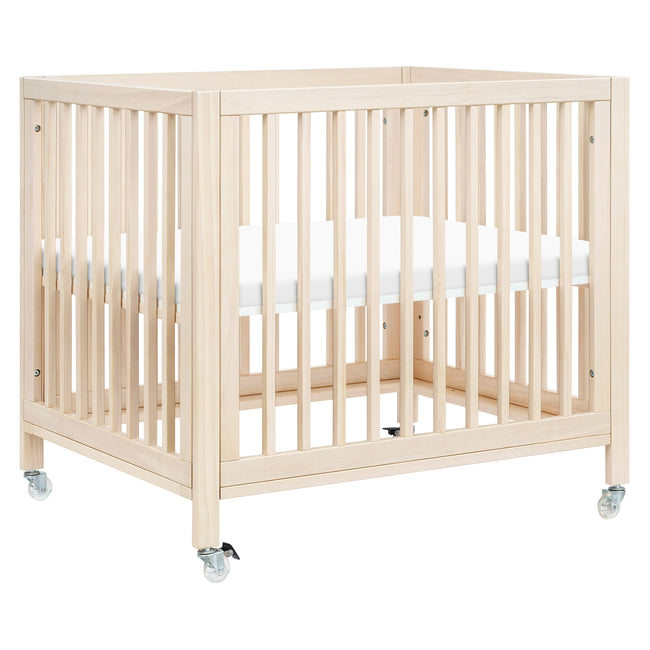 M30880NX,Babyletto,Rolli 9-in-1 Convertible All-Stages® Crib w/ Bassinet & Toddler Bed Kits in Washed Natural