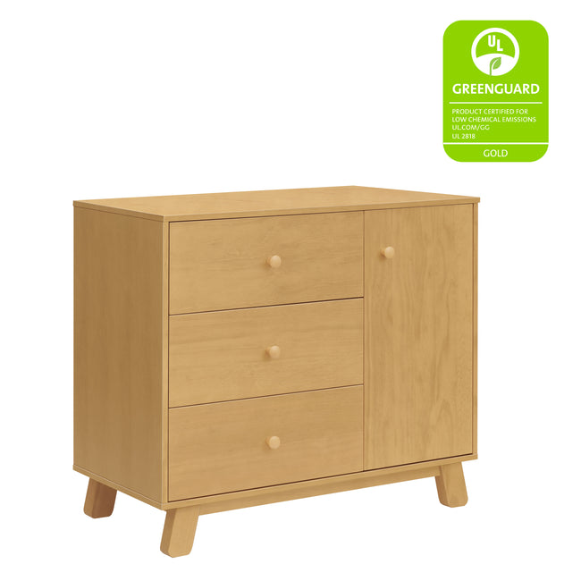 M32523HY,Babyletto,Hudson Modern 3-Drawer Dresser in Honey