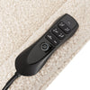 M11283AT,Babyletto,Kiwi Deluxe Power Glider Recliner w/Heat&Massage in Almond Teddy Loop