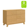 M32526HY,Babyletto,Hudson Modern 6-Drawer Assembled Double Dresser in Honey