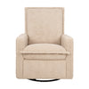 M20977CSG,Babyletto,Cali Flange Gliding Swivel Recliner in Chai Shearling