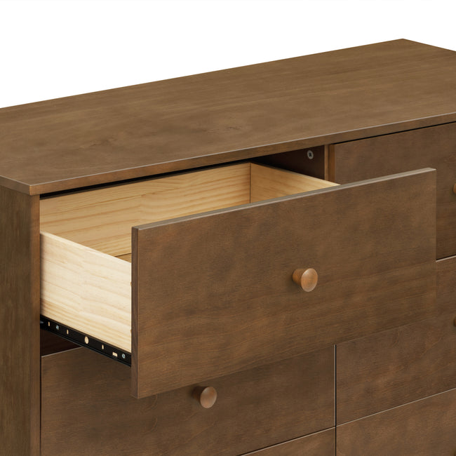 M32526NL,Babyletto,Hudson Modern 6-Drawer Assembled Double Dresser in Natural Walnut