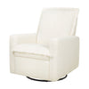 M20977CMSG,Babyletto,Cali Flange Gliding Swivel Recliner in Cream Shearling