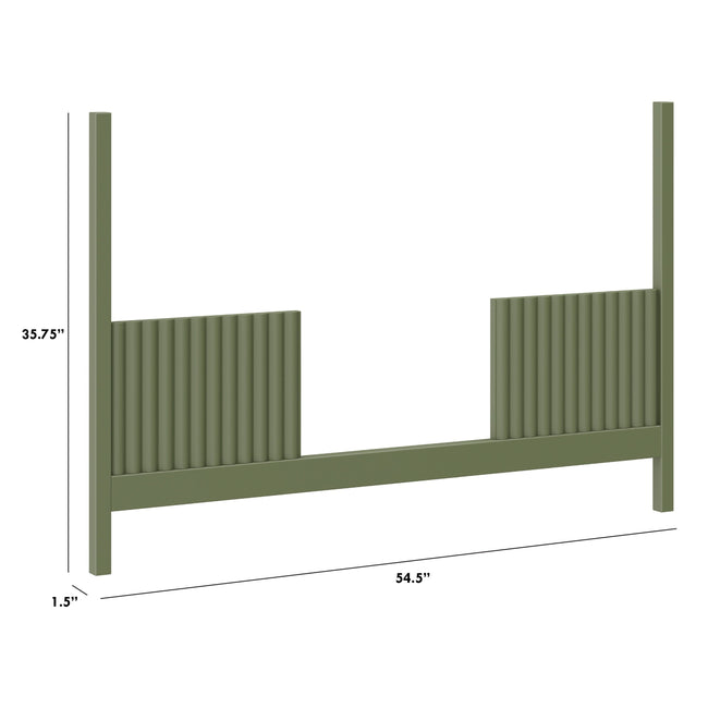 M30299OL,Babyletto,Moab Toddler Bed Conversion Kit in Olive