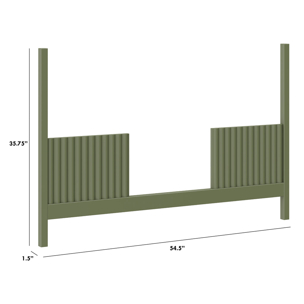 M30299OL,Babyletto,Moab Toddler Bed Conversion Kit in Olive