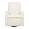 M20977CMSG,Babyletto,Cali Flange Gliding Swivel Recliner in Cream Shearling