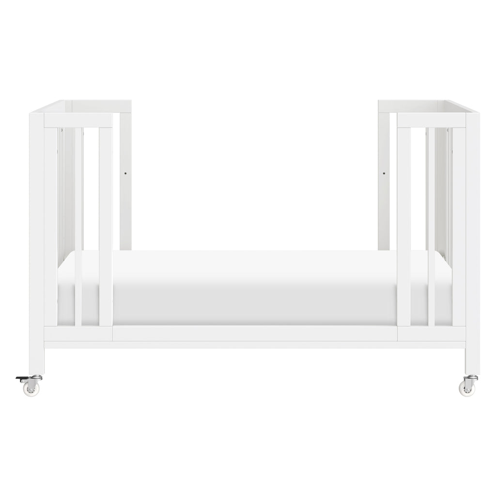 M30880W,Babyletto,Rolli 9-in-1 Convertible All-Stages® Crib w/ Bassinet & Toddler Bed Kits in White