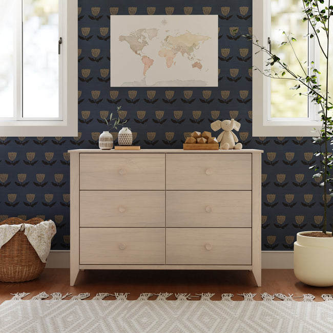 M10326NX,Babyletto,Sprout 6-Drawer Double Dresser in Washed Natural