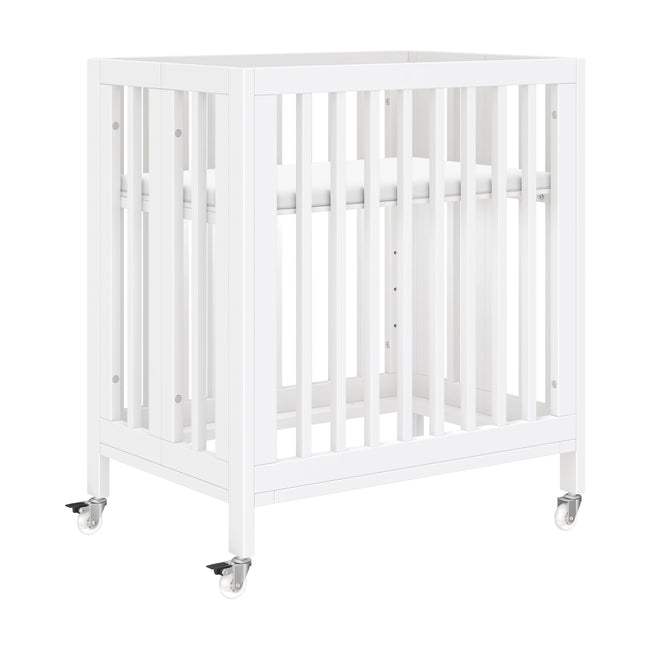 M30880W,Babyletto,Rolli 9-in-1 Convertible All-Stages® Crib w/ Bassinet & Toddler Bed Kits in White