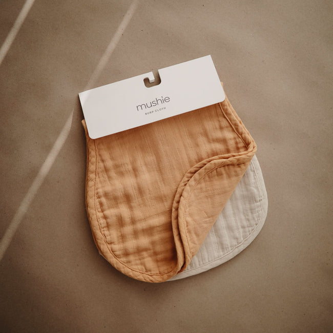 MBC-204, Organic Cotton Muslin Burp Cloth 2-Pack