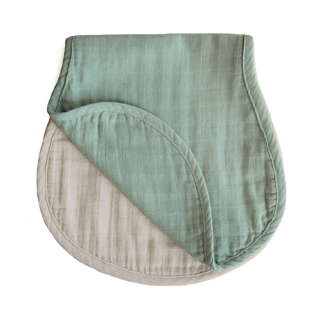 MBC-201, Organic Cotton Muslin Burp Cloth 2-Pack