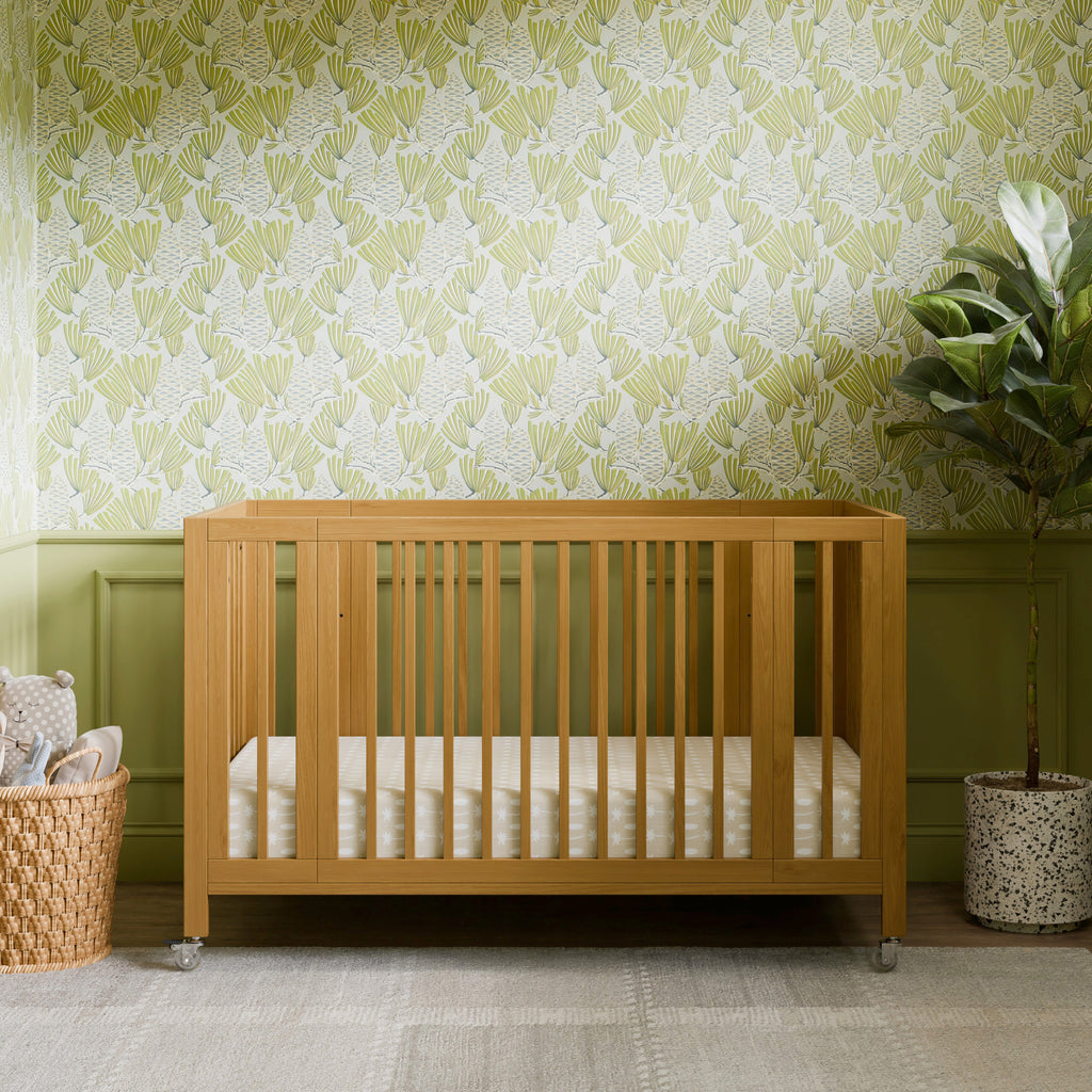 Rolli 9-in-1 Convertible All-Stages® Crib with Bassinet & Toddler Bed Conversion Kits