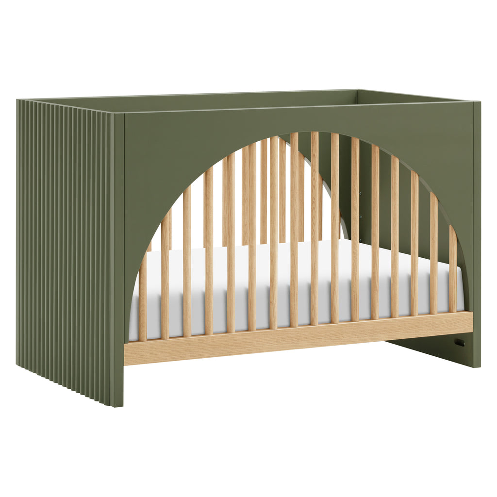 M30201OLSH,Babyletto,Moab 3-in-1 Convertible Crib in Olive/Ash