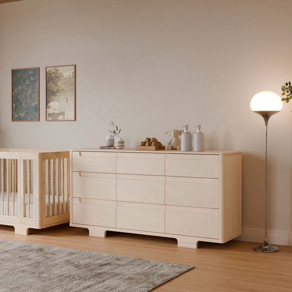 M23428NX,Babyletto,Yuzu 9-Drawer Dresser  Assembled in Washed Natural