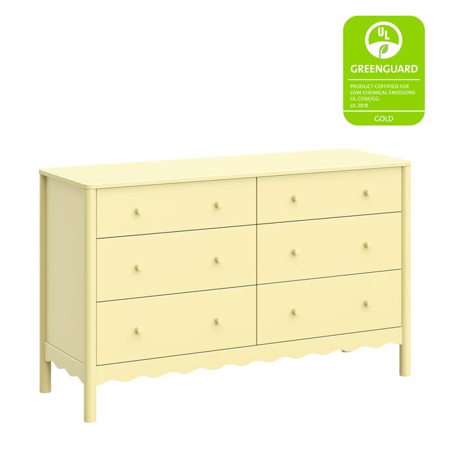 M27916PY,Babyletto,Swell 6-Drawer Assembled Dresser in Pale Yellow