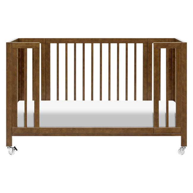 M30880NL,Babyletto,Rolli 9-in-1 Convertible All-Stages® Crib w/ Bassinet & Toddler Bed Kits in Natural Walnut