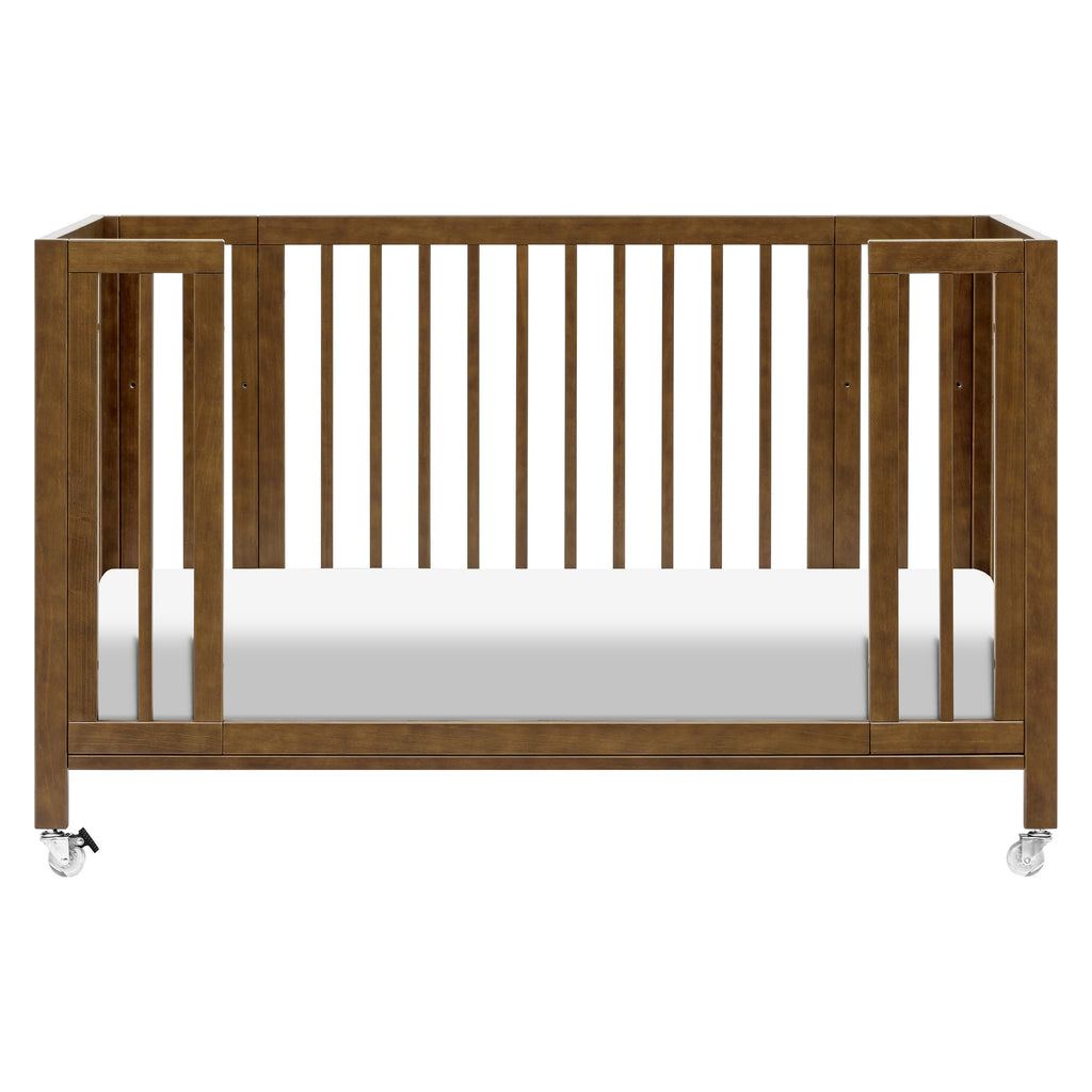 M30880NL,Babyletto,Rolli 9-in-1 Convertible All-Stages® Crib w/ Bassinet & Toddler Bed Kits in Natural Walnut