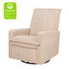 M20977CSG,Babyletto,Cali Flange Gliding Swivel Recliner in Chai Shearling