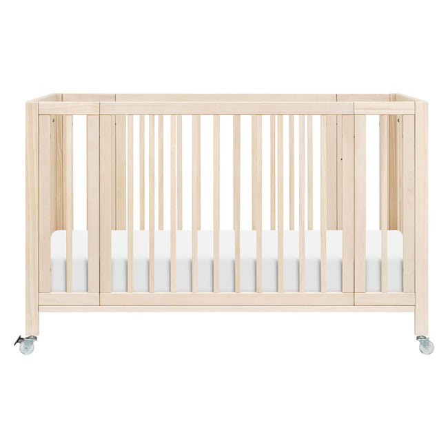 M30880NX,Babyletto,Rolli 9-in-1 Convertible All-Stages® Crib w/ Bassinet & Toddler Bed Kits in Washed Natural