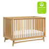 M15401HY,Babyletto,Peggy Mid-Century 3-in-1 Convertible Crib w/Toddler Bed Conversion Kit in Honey