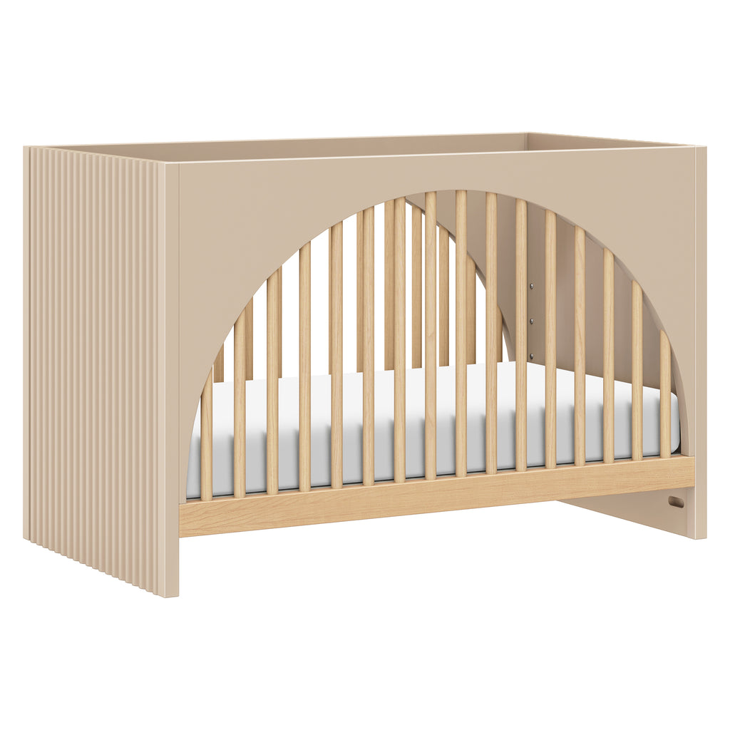 M30201TPESH,Babyletto,Moab 3-in-1 Convertible Crib in Taupe/Ash