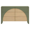 M30216OLSH,Babyletto,Moab 6-Drawer Assembled Dresser in Olive/Ash