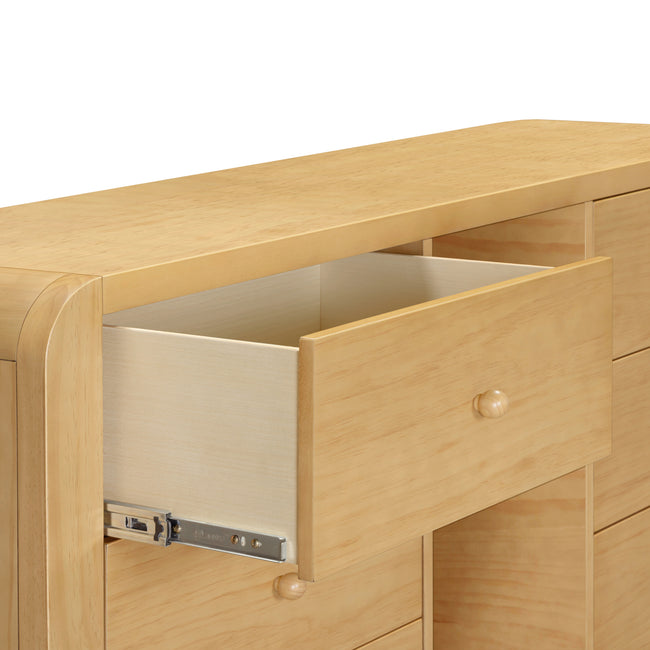 M18416HY,Babyletto Kids,TipToe 6-Drawer Assembled Dresser with Cubbies in Honey