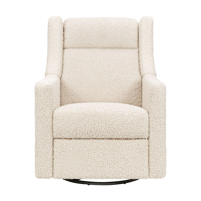 M11283AT,Babyletto,Kiwi Deluxe Power Glider Recliner w/Heat&Massage in Almond Teddy Loop
