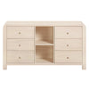 M18416NX,Babyletto Kids,TipToe 6-Drawer Assembled Dresser with Cubbies in Washed Natural