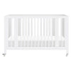 M30880W,Babyletto,Rolli 9-in-1 Convertible All-Stages® Crib w/ Bassinet & Toddler Bed Kits in White