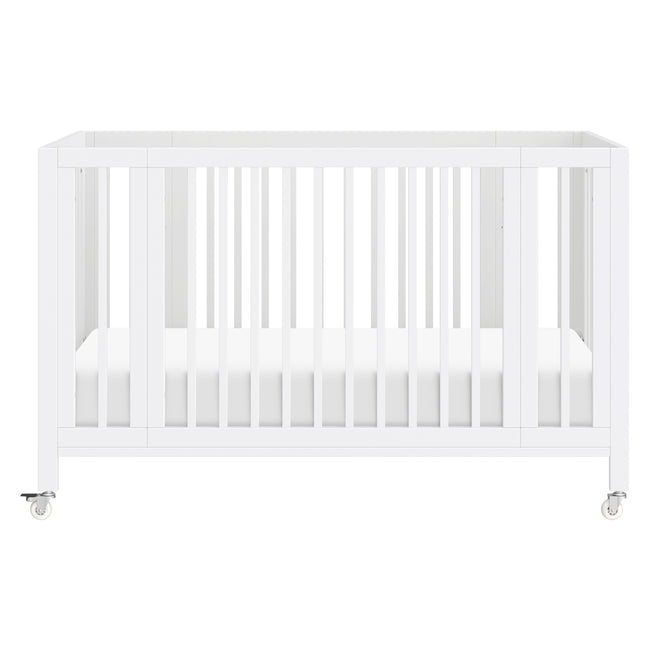 M30880W,Babyletto,Rolli 9-in-1 Convertible All-Stages® Crib w/ Bassinet & Toddler Bed Kits in White