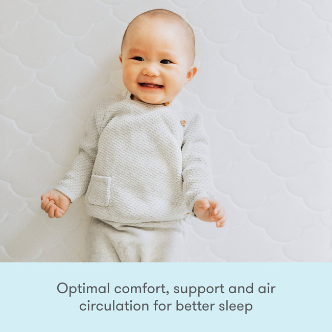 999-1001-WHT-ST, Newton Waterproof Crib Mattress | Final Sale
