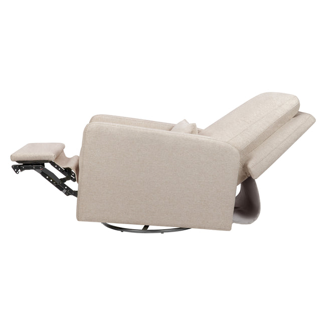 M23085PBEW,Babyletto,Sigi Glider Recliner w/ Electronic Control and USB in Performance Beach Eco-Weave