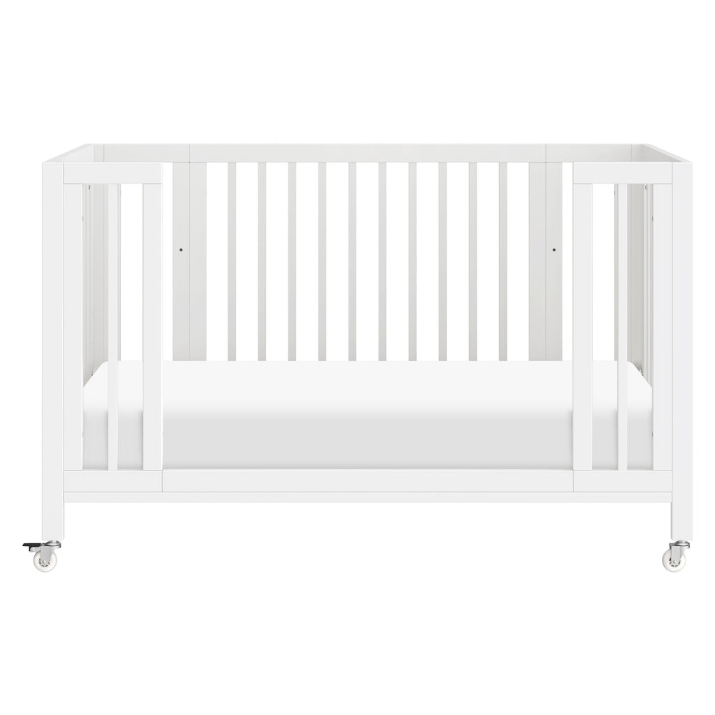 M30880W,Babyletto,Rolli 9-in-1 Convertible All-Stages® Crib w/ Bassinet & Toddler Bed Kits in White