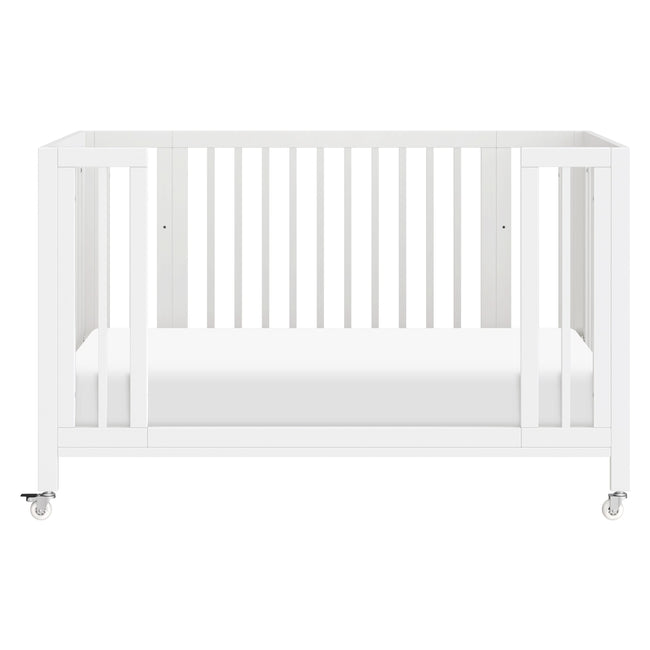 M30880W,Babyletto,Rolli 9-in-1 Convertible All-Stages® Crib w/ Bassinet & Toddler Bed Kits in White