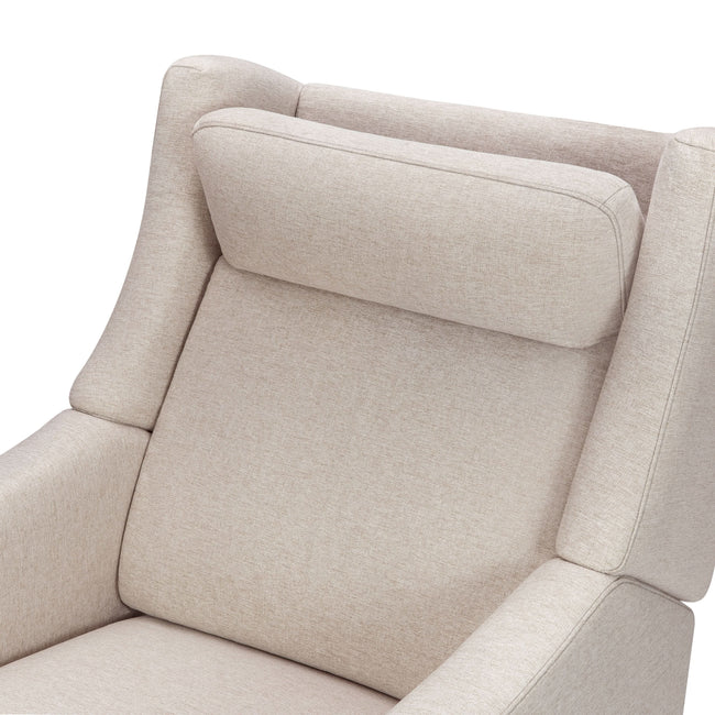 M11283PBEW,Babyletto,Kiwi Deluxe Power Glider Recliner w/Heat&Massage in Performance Beach Eco-Weave