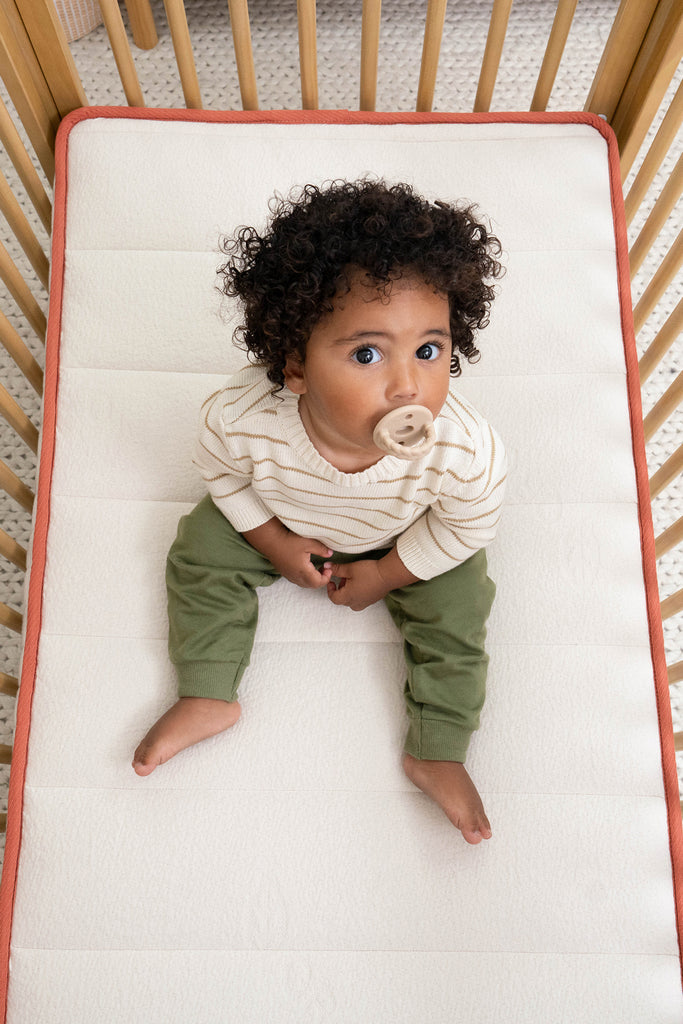 image of boy on mattress