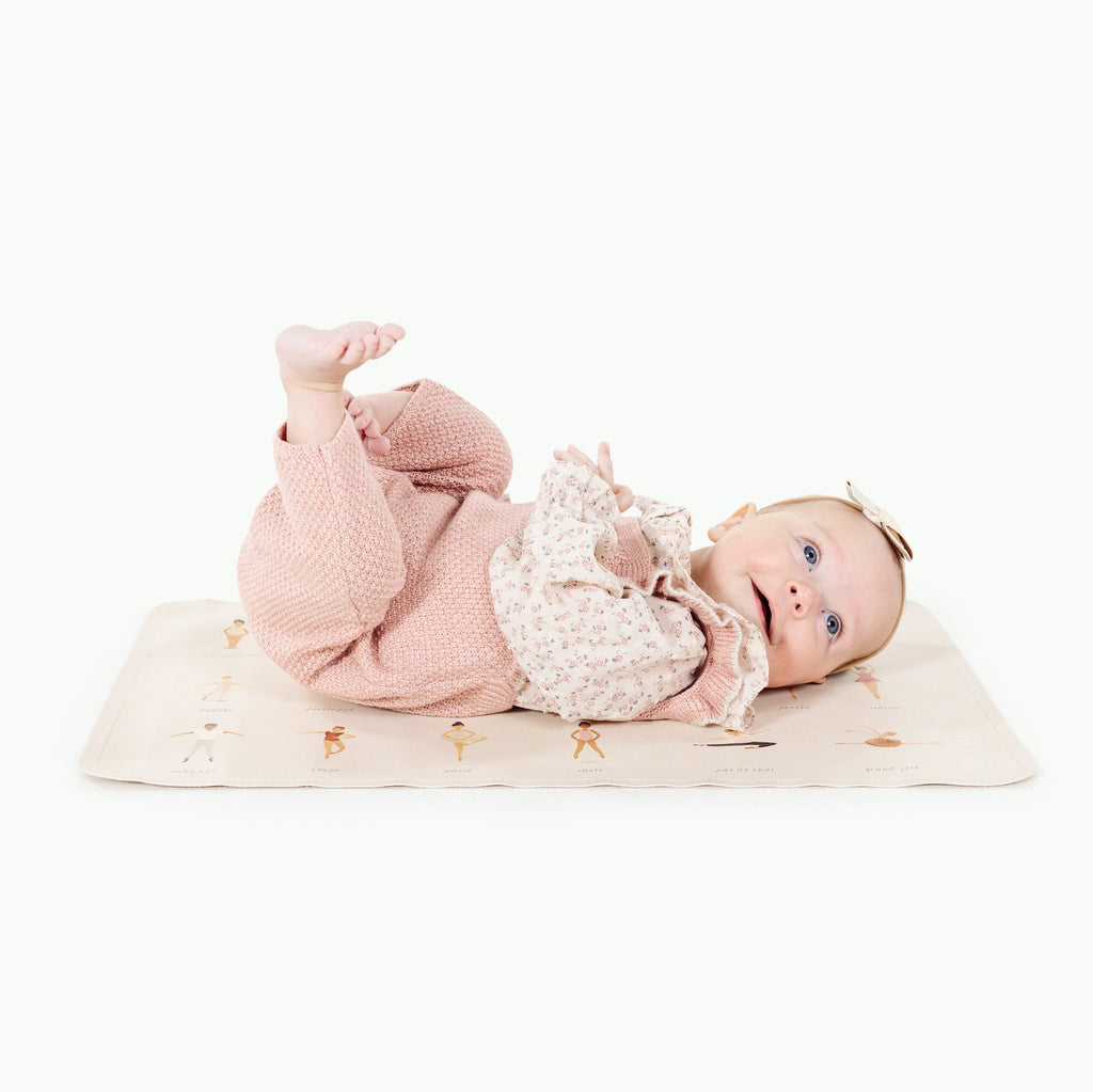 Image of a baby in a mat