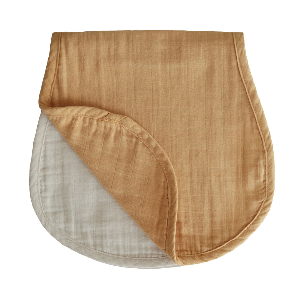 MBC-204, Organic Cotton Muslin Burp Cloth 2-Pack