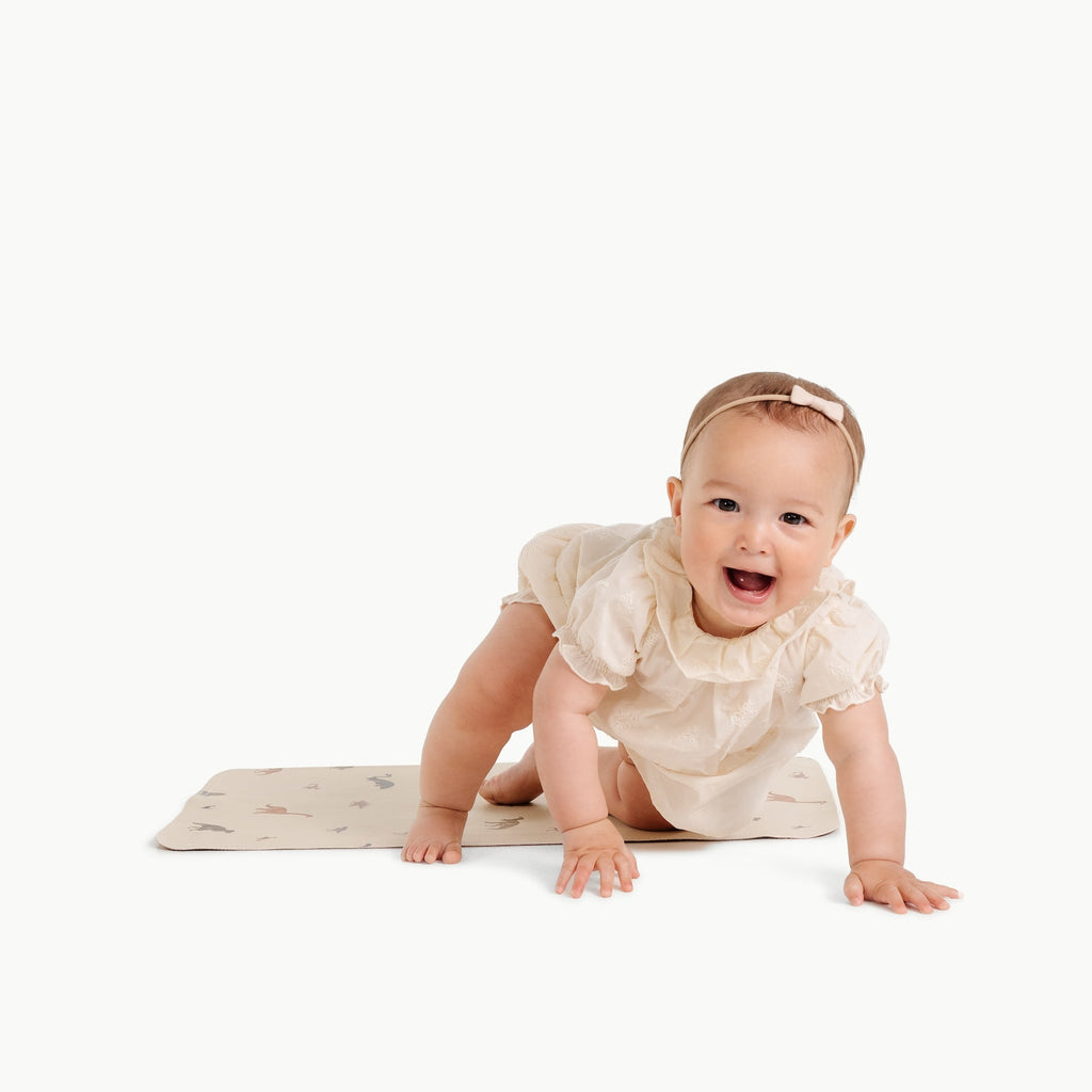 Image of a baby in a mat